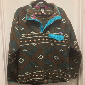 Vintage Patagonia Synchilla TSnap Tribal Pullover